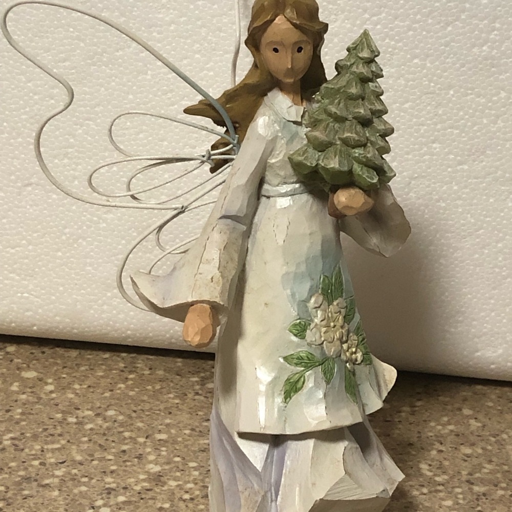 Angel Accents 2001 by Roman " Season Greetings" Vintage Figurine